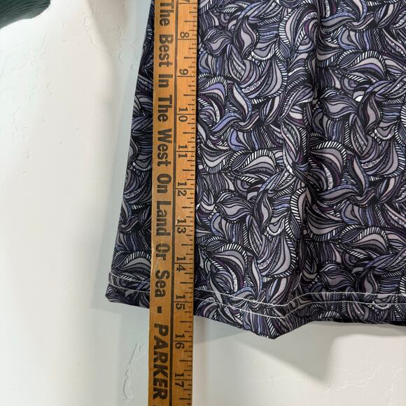 Kind Apparel Youer Skirt Skort Shorts Liner Grey Black Small Pattern Geometric - Picture 3 of 6